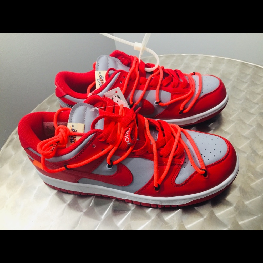 NikeDunk Low Off-White University Red CT0856-100